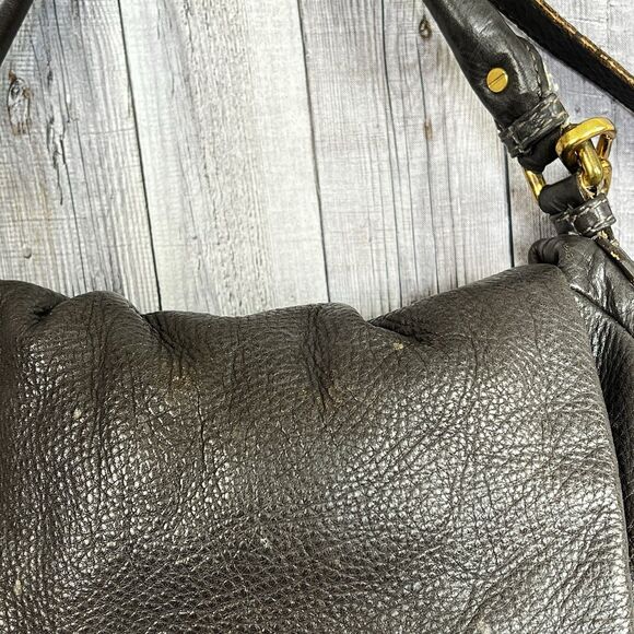 Auth Marc by Marc Jacobs One Shoulder Bag Black Grained Leather Purse - Picture 13 of 16